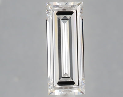 1.06 carat baguette lab grown diamond D color VVS2 clarity