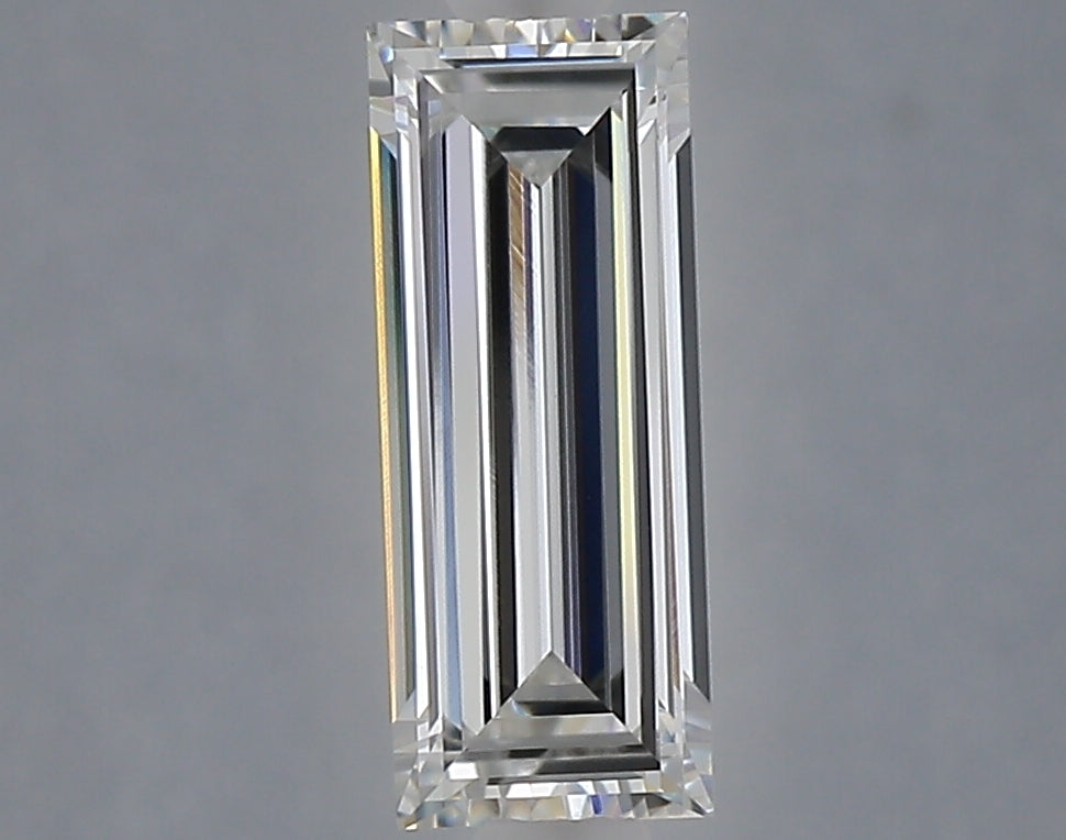 1.06 carat baguette lab grown diamond E color VVS2 clarity