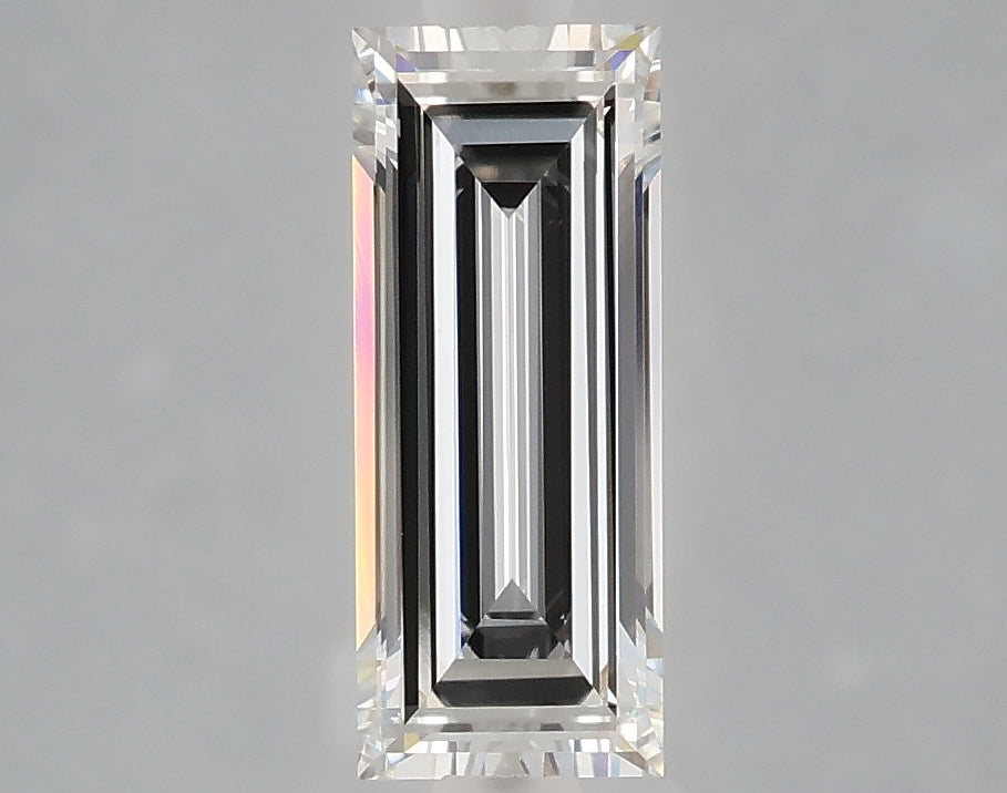 1.05 carat baguette lab grown diamond E color VVS2 clarity