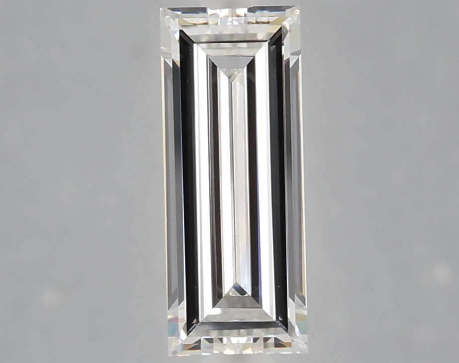 1.05 carat baguette lab grown diamond D color VVS2 clarity