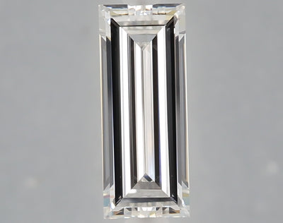 1.05 carat baguette lab grown diamond D color VVS2 clarity