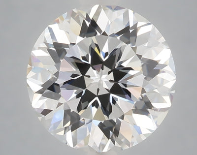 3.40 carat round lab grown diamond E color VS1 clarity