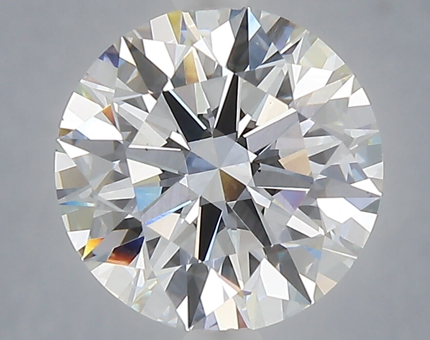 3.05 carat round lab grown diamond E color VS1 clarity