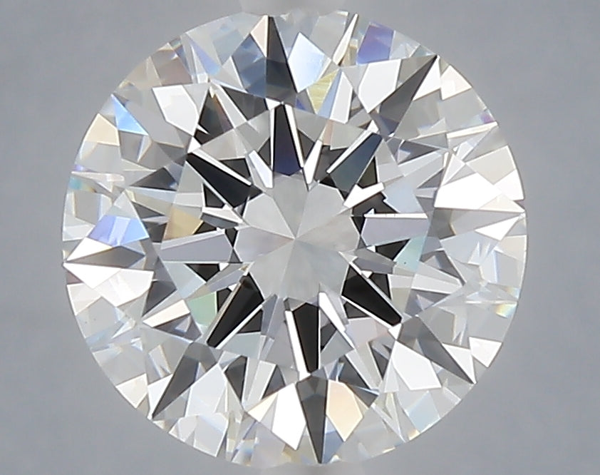 3.09 carat round lab grown diamond E color VVS2 clarity
