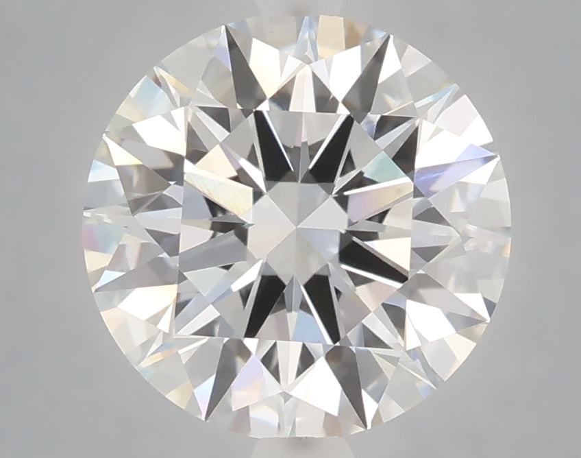 3.08 carat round lab grown diamond E color VVS2 clarity