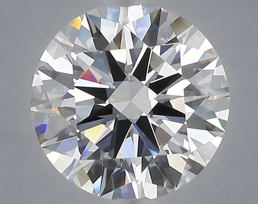 3.08 carat round lab grown diamond E color VS1 clarity