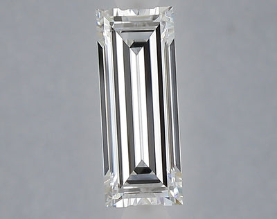 1.02 carat baguette lab grown diamond E color VVS2 clarity
