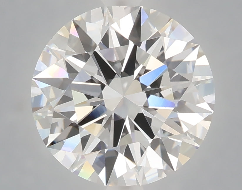 3.09 carat round lab grown diamond E color VS1 clarity