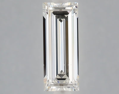 1.00 carat baguette lab grown diamond F color VVS2 clarity