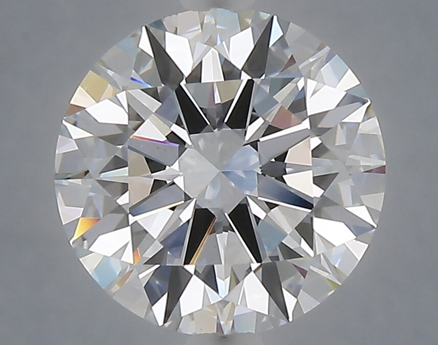 3.06 carat round lab grown diamond E color VS1 clarity
