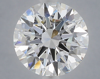 3.09 carat round lab grown diamond E color VS1 clarity