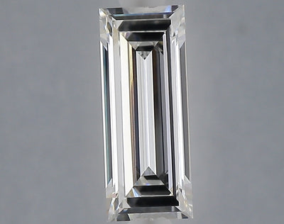 1.05 carat baguette lab grown diamond E color VVS2 clarity