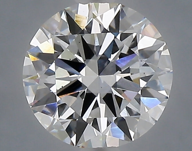 1.58 carat round lab grown diamond E color VS1 clarity