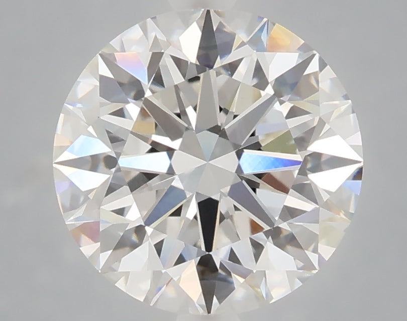 3.09 carat round lab grown diamond E color VVS2 clarity