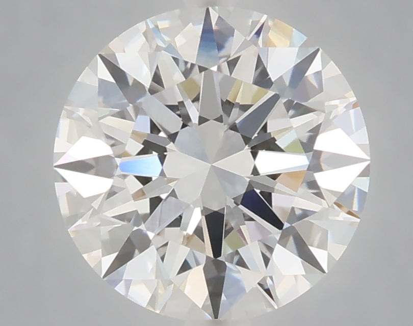3.06 carat round lab grown diamond E color VVS2 clarity