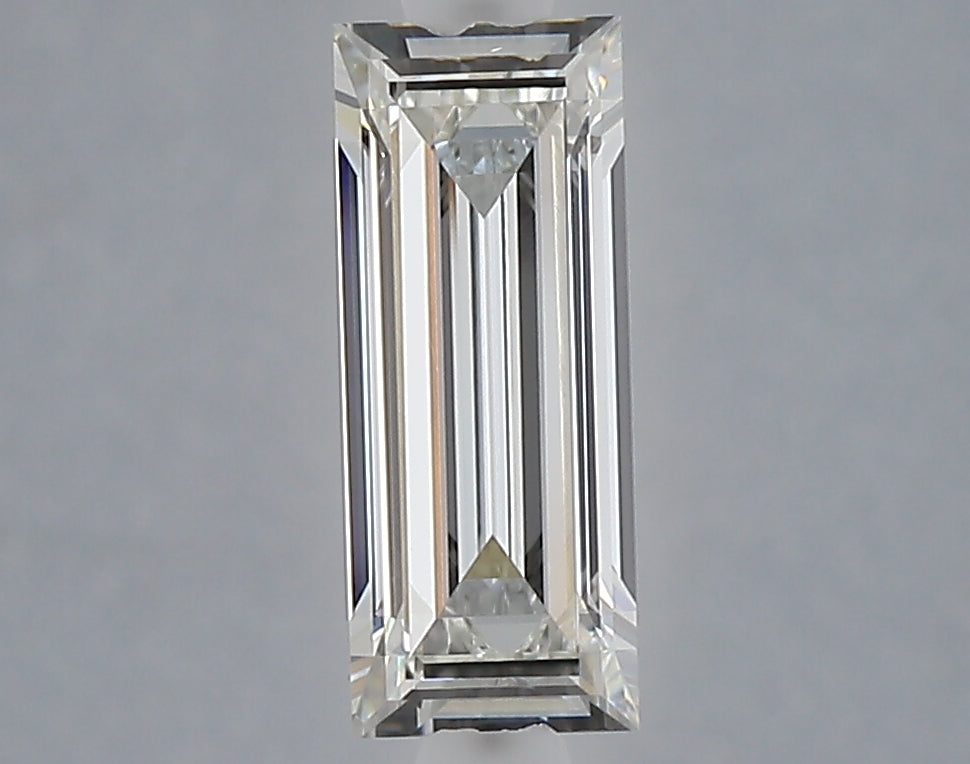 1.06 carat baguette lab grown diamond F color VVS2 clarity