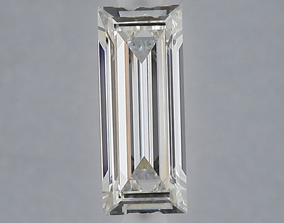 1.06 carat baguette lab grown diamond F color VVS2 clarity