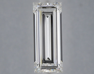 1.05 carat baguette lab grown diamond E color VVS2 clarity