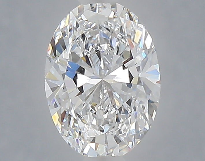 1.09 carat oval lab grown diamond D color VVS2 clarity