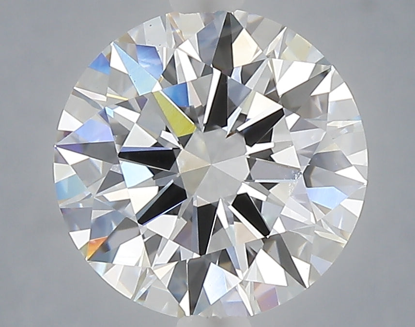 3.07 carat round lab grown diamond E color VS1 clarity