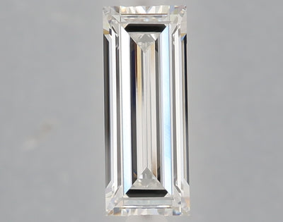 1.05 carat baguette lab grown diamond E color VVS2 clarity