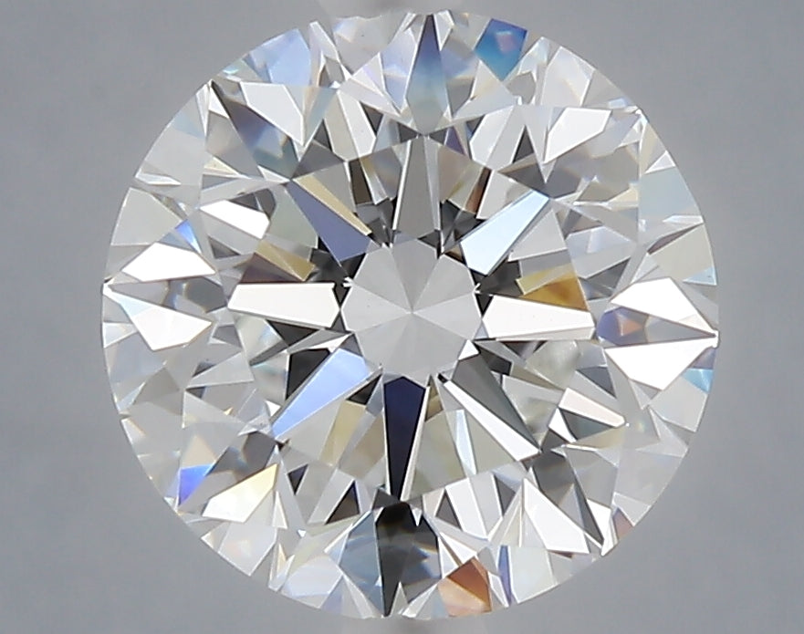 3.00 carat round lab grown diamond E color VVS2 clarity