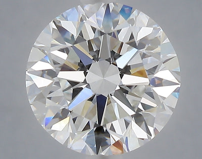 3.00 carat round lab grown diamond E color VVS2 clarity