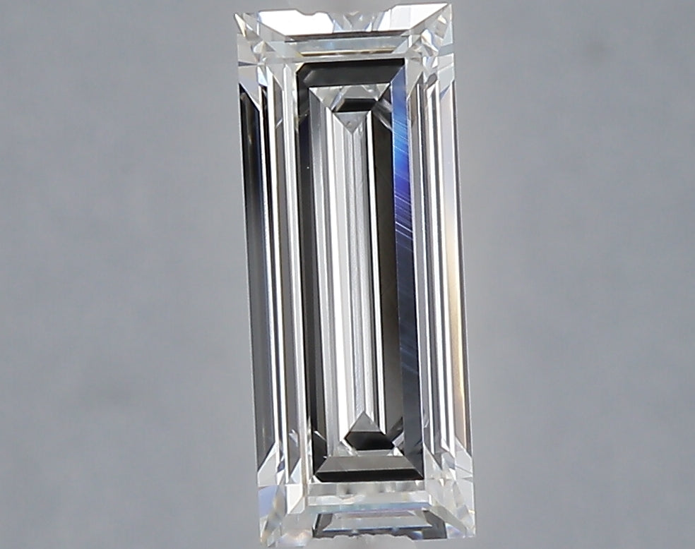 1.03 carat baguette lab grown diamond E color VVS1 clarity
