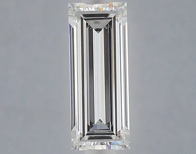 1.02 carat baguette lab grown diamond E color VS1 clarity