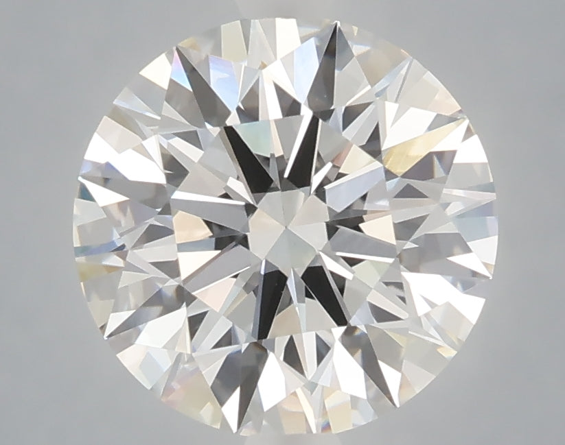 3.04 carat round lab grown diamond E color VVS2 clarity