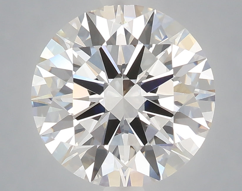 3.04 carat round lab grown diamond E color VVS2 clarity