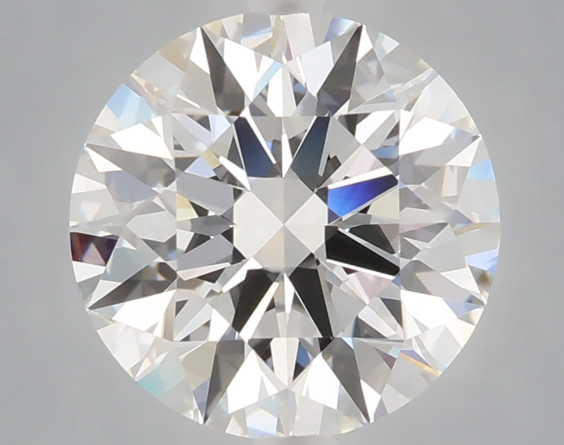 3.07 carat round lab grown diamond E color VVS2 clarity