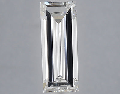 1.00 carat baguette lab grown diamond E color VVS2 clarity