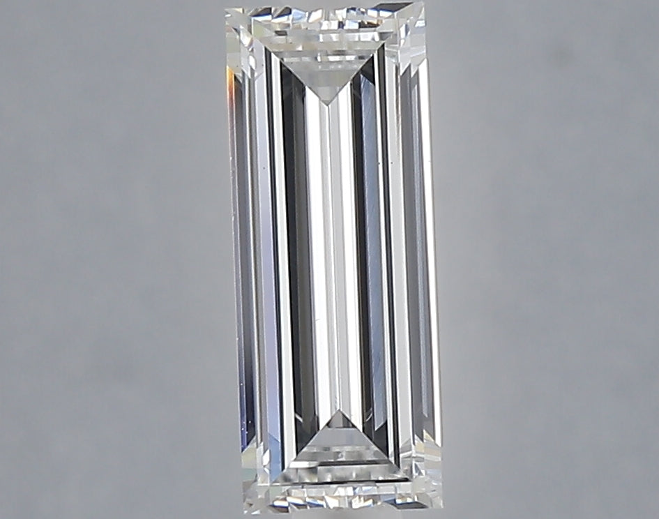 1.04 carat baguette lab grown diamond E color VS1 clarity