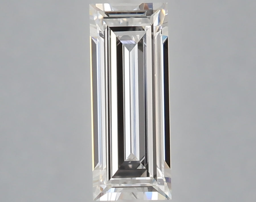 1.06 carat baguette lab grown diamond E color VVS2 clarity
