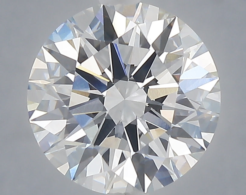 3.07 carat round lab grown diamond E color VVS2 clarity