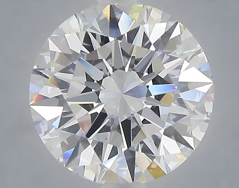 3.06 carat round lab grown diamond E color VS1 clarity