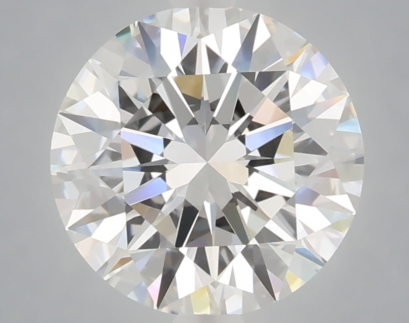 3.09 carat round lab grown diamond E color VVS2 clarity