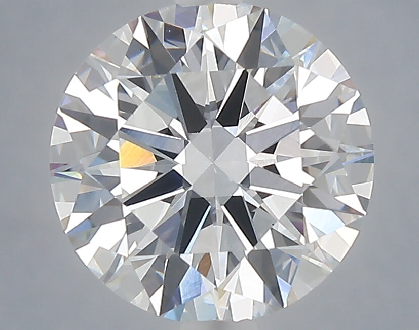 3.05 carat round lab grown diamond E color VS1 clarity