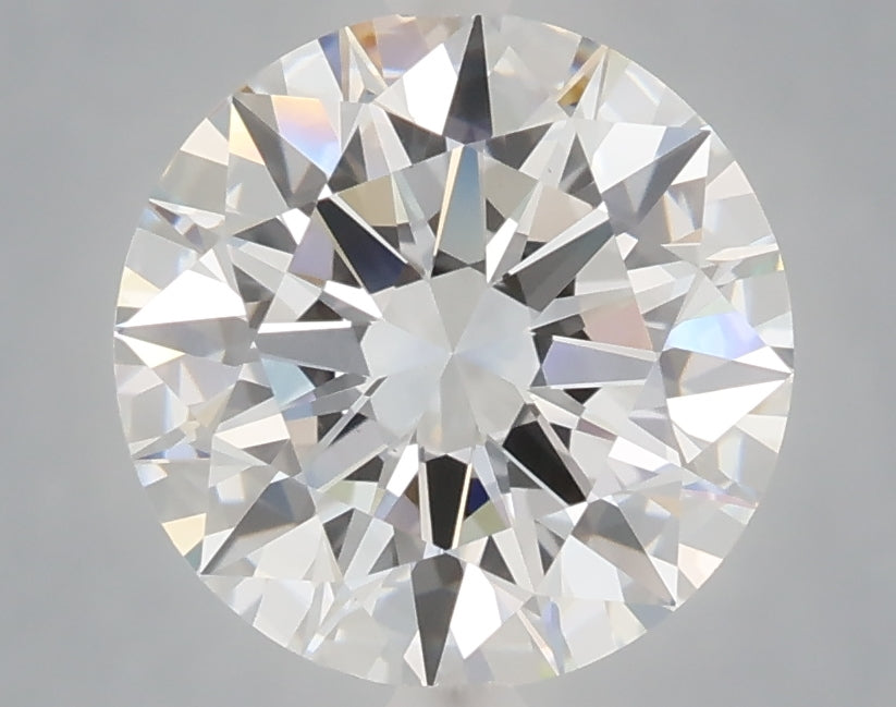 3.06 carat round lab grown diamond E color VS1 clarity