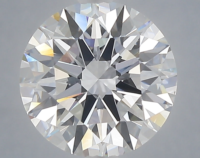 3.08 carat round lab grown diamond E color VS1 clarity