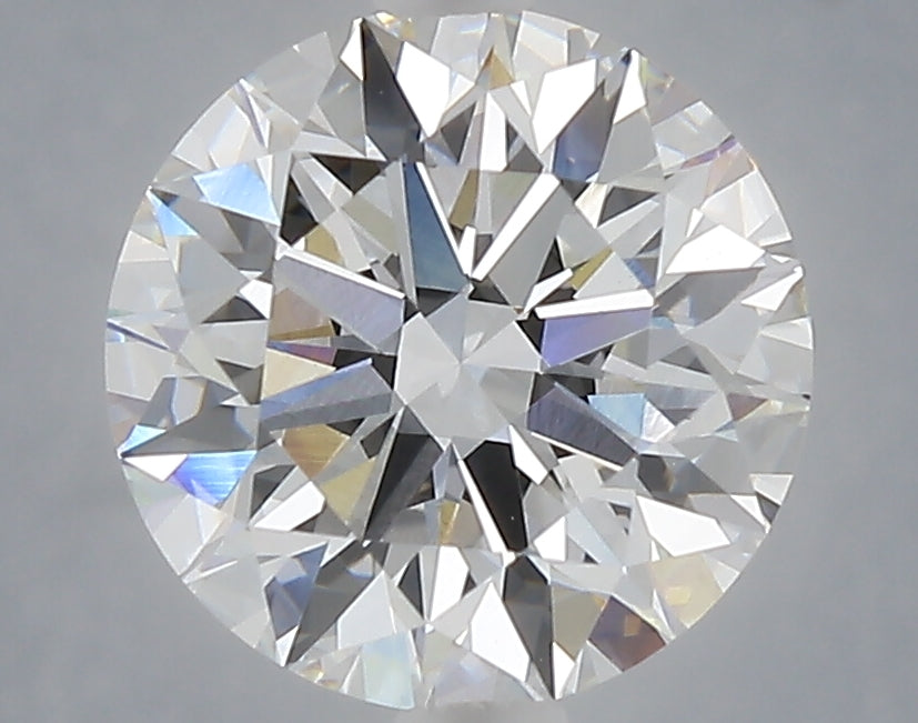 3.07 carat round lab grown diamond E color VVS2 clarity