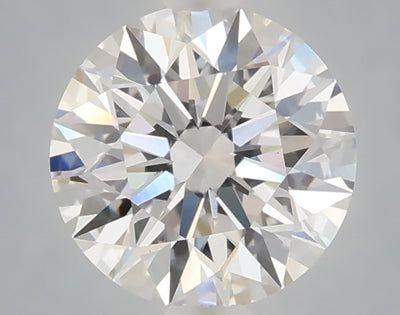 1.56 carat round lab grown diamond D color VVS2 clarity