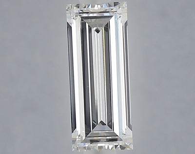 1.05 carat baguette lab grown diamond E color VVS2 clarity