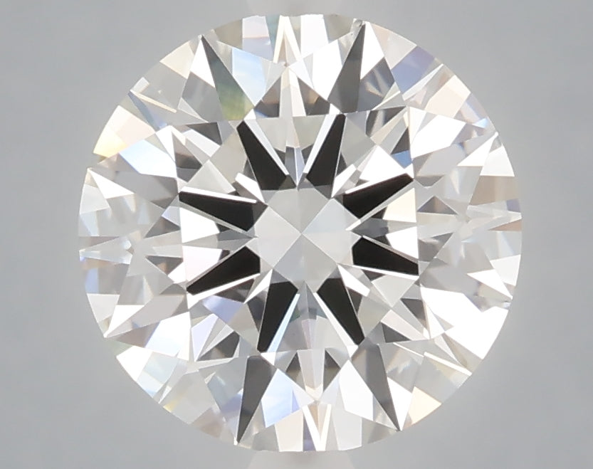 3.02 carat round lab grown diamond E color VVS2 clarity