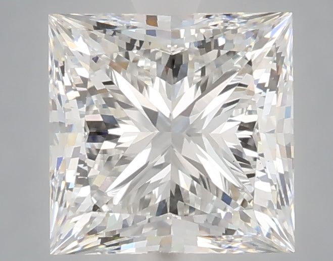 2.51 carat princess lab grown diamond E color VS1 clarity