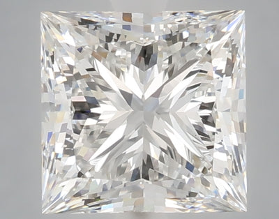 2.51 carat princess lab grown diamond E color VS1 clarity