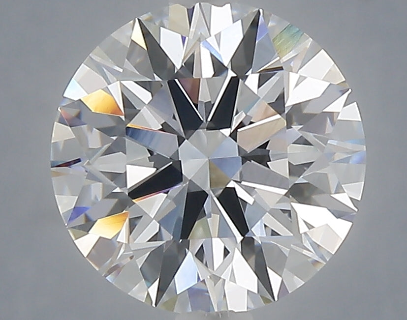 3.04 carat round lab grown diamond E color VVS2 clarity