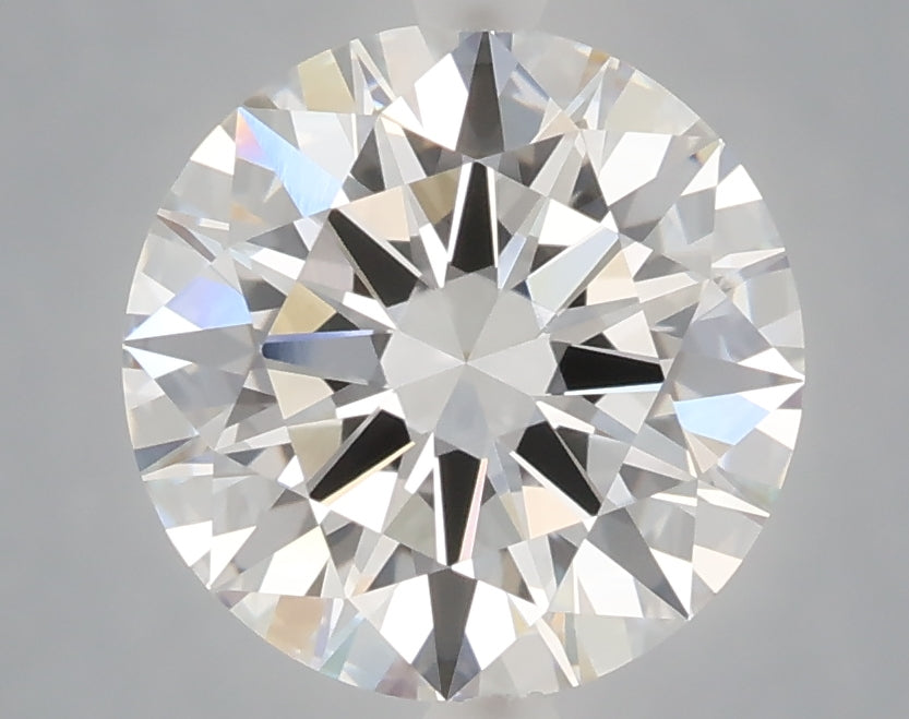 3.05 carat round lab grown diamond E color VVS2 clarity