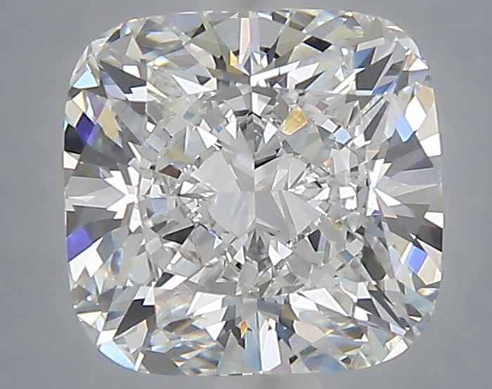 2.54 carat cushion lab grown diamond E color VS1 clarity